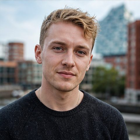 Young adult man enjoying Birmingham city life