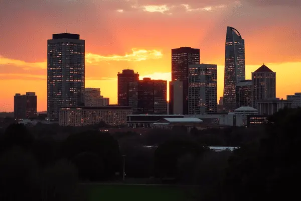 Birmingham city skyline