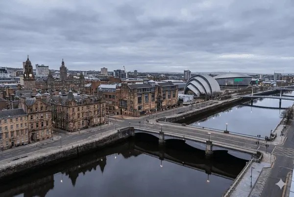 Glasgow city skyline