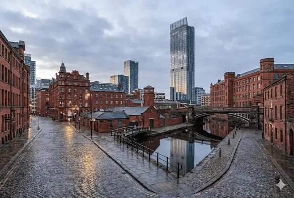 Manchester city skyline
